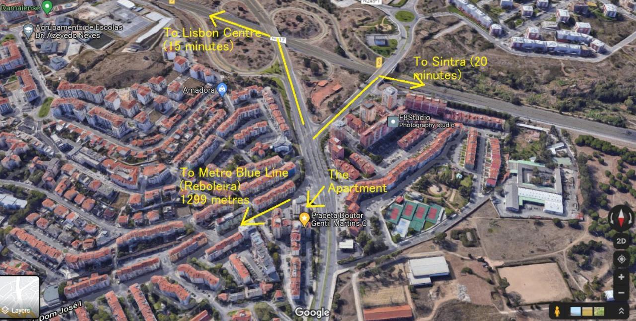 Апартаменты Enjoy Lisbon Cascais Sintra 1200 Metres To Metro Blue Line Sintra Rail Line Free Parking Амадора Экстерьер фото
